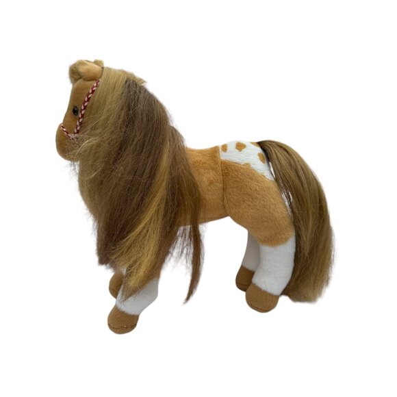 Cloud Dancer Indian Paint Horse Plush Stuffed Animal standing by Douglas feather - Picture 2 of 16